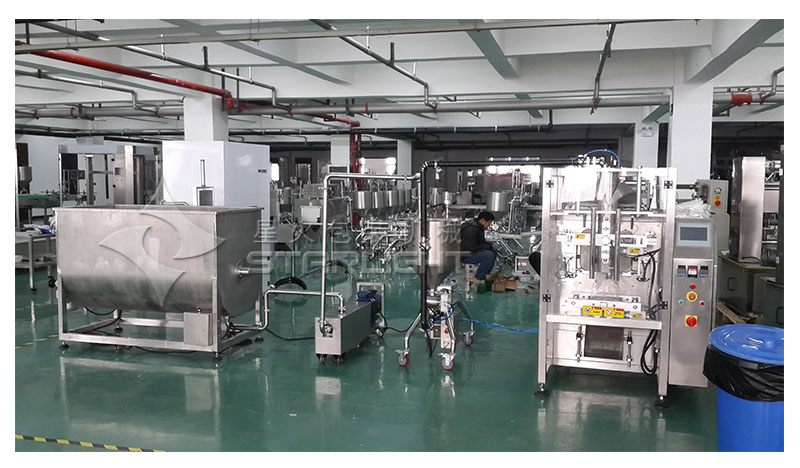 全自動醬料包裝機(jī)械設(shè)備,自動化醬料包裝流水線